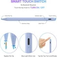 thumbnail image 5 of CGBCFO Stylus Pen for Apple iPad - Fast Charging & Palm Rejection - Compatible with iPad 2018-2025 11th/10th Gen (Purple), 5 of 6