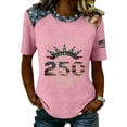 thumbnail image 3 of Youpwaven America 250th Anniversary USA Shirt Merchandise for Women, We the People 1776-2026 Patriotic Top, USA Flag Commemorative Tee, 3 of 5