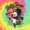 thumbnail image 4 of Wild Bobby Biker Betty Boop Wild One MC Motorcycle Betty Boop Tie-Dye T-Shirt, Minty Rainbow, Medium, 4 of 4