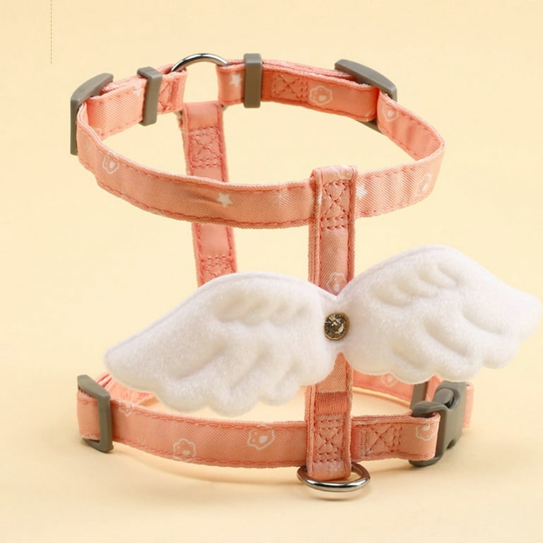 Wings leather cheap dog harness