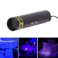 thumbnail image 1 of Small  Flashlight, 800mAh Battery Powered USB Ultraviolet Flashlight Handheld Aluminum Alloy  for Bed, 1 of 8
