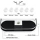 thumbnail image 3 of Estante de ducha telescópico ajustable de acero inoxidable, organizador de baño, soporte para jabón para champú y jabón, sin perforación para 19Mm-25Mm, 3 of 5