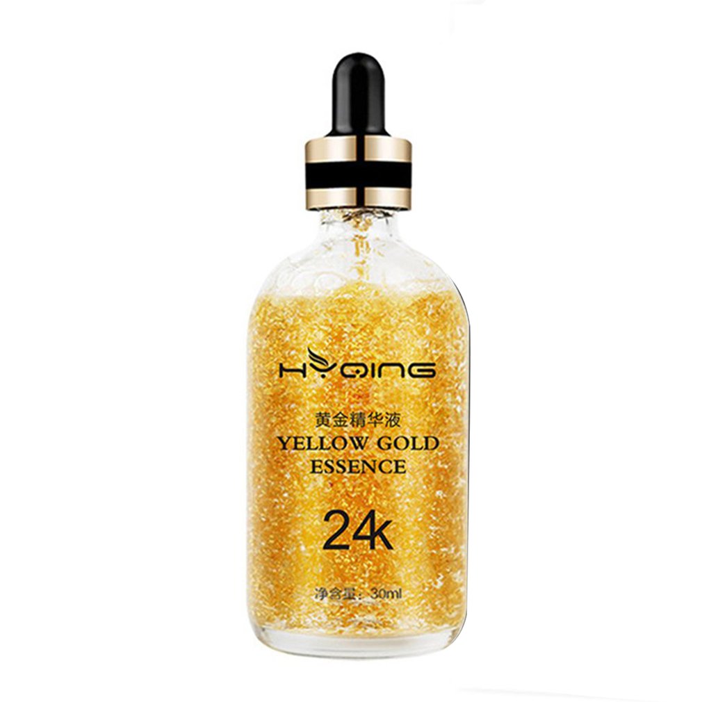 24K Gold Essence 30ml/ Bottle Contains Active Peptides Improve Skin