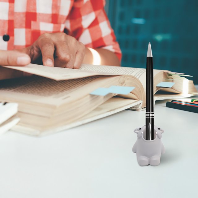 LSLJS Cute Toothbrush Holder for Kids, Resin Pen Pencil Holder, Mini Single Tooth Stand, Creative Bathroom Organizer Storage for Vanity Countertop, Office, Kitchen Utensils & Gadgets