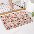 thumbnail image 4 of Colorful Mushroom Plant Light Pink Pattern Bathroom Rugs Mat,Non Slip Microfiber Bathroom Rug,Rubber Backing,Soft Bathroom Mats for Bathroom Floor,Tub and Shower,17x27in(43x68cm), 4 of 5