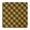 Yellow And Black, variant on Yellow and Black Checkered Pattern Square Fitted Tablecloth with Elastic Edge, Washable Table Cover for Home Kitchen Party and Daily Decor 34"x34"