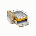 thumbnail image 4 of Caraway Square Cookware Set - Square Pans Set - Perfect for Griddling, Toasting, Searing, Roasting, and More - Non-Stick Ceramic Coated Pans - Marigold, 4 of 6
