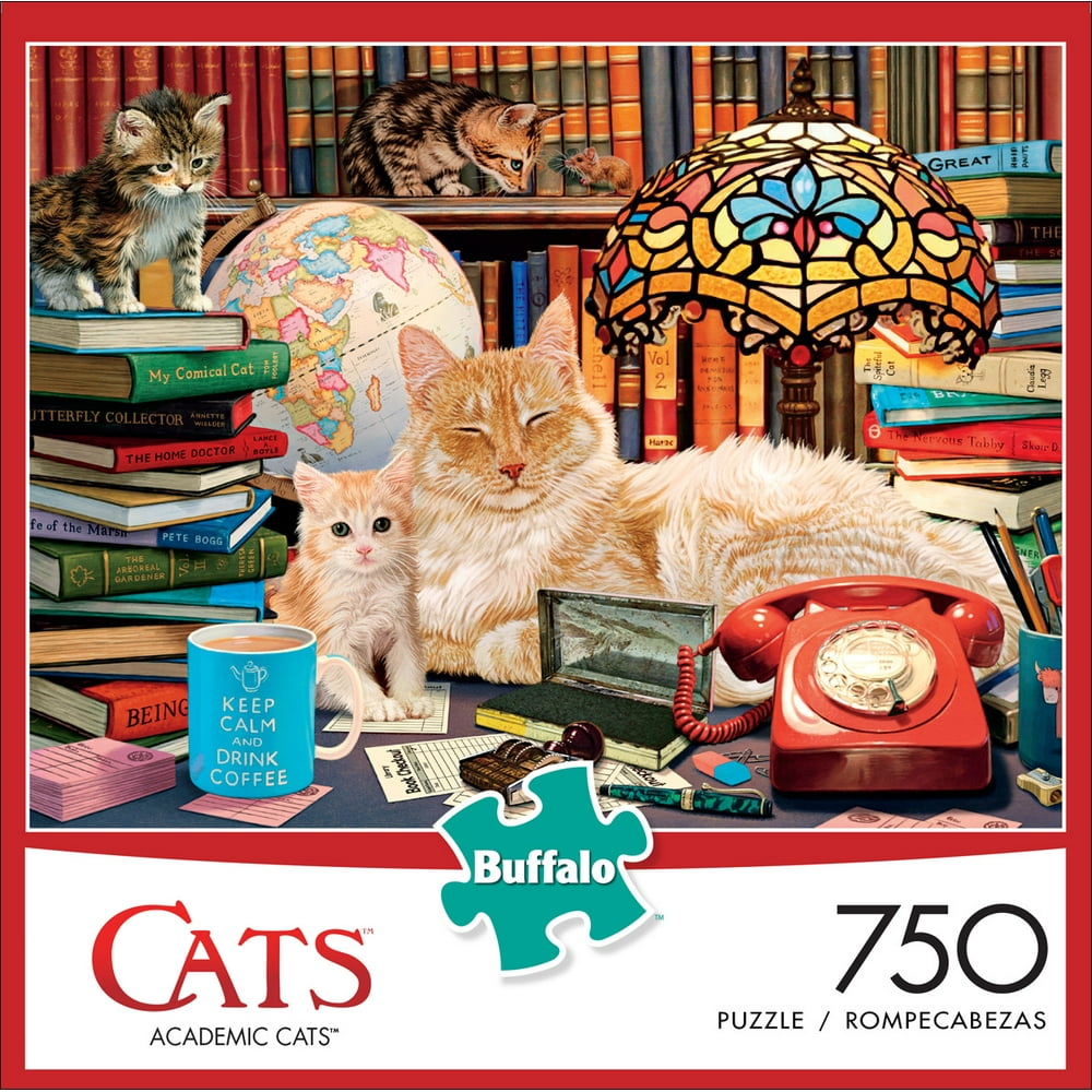 Buffalo Games Academic Cats 750 Pieces Jigsaw Puzzle