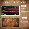 thumbnail image 5 of American Flag Funny Personalized License Plate Rust-proof Stainless Steel Metal License Plate Suitable For Men And Women 12.2" x 6.2", 5 of 7