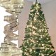 thumbnail image 1 of Tira de luces decorativa para árbol de Navidad, clásica, de doble capa, 10 m, 100 LED con control remoto (plateada), 1 of 5