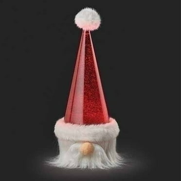 Roman 11" LED Lighted Santa Hat Christmas Tabletop Decoration