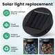 thumbnail image 4 of Paquete de 2 Luces Solares de Reemplazo Superior Panel Solar Linterna Tapa Luces, Reemplazo de Luz de Linterna, Decoración de Patio de Jardín, 4 of 5