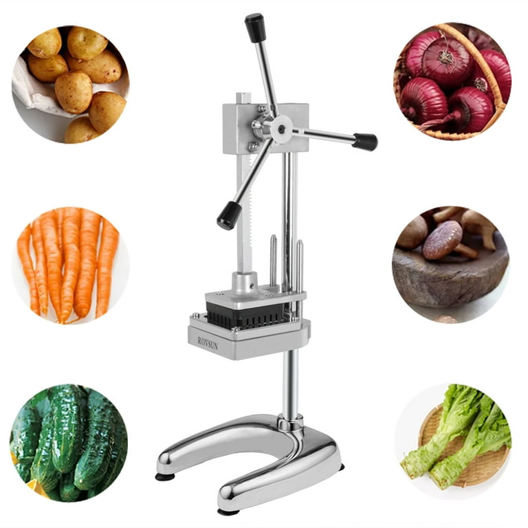 Kitchen Potato Cutting Machine Potato Slicer 3 Blades Commercial