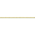 thumbnail image 2 of 14K Gold 2mm Diamond Cut Rope Chain Necklace 20", 2 of 5