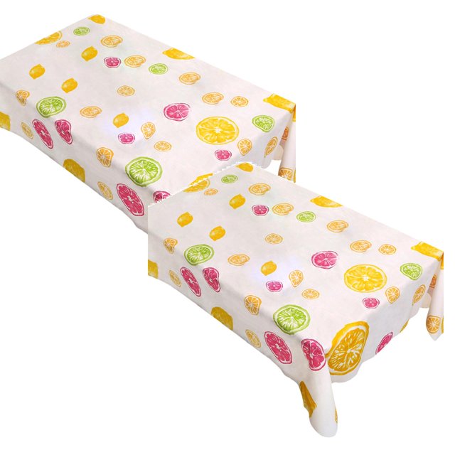 Oleegame 2PC Placemat Waterproof and Oil Proof Table Cloth For Kitchen Decorative Dining Table Cover