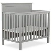 Dream On Me Ava 4-in-1 Convertible Mini Crib, Pebble Grey