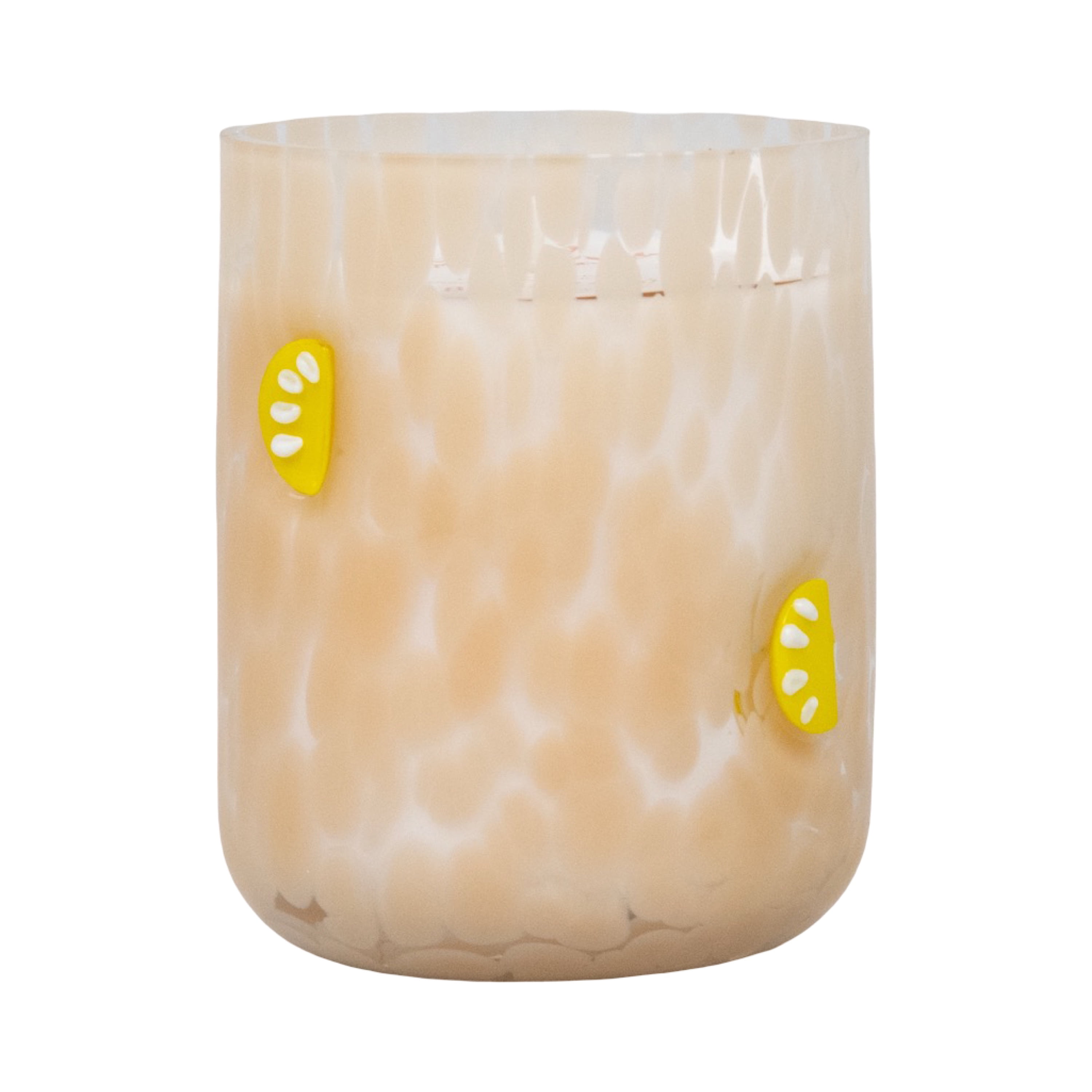 Mainstays 1-Wick Art Glass Scented Jar Candle, Cranberry Mandarin, 8.5 oz.