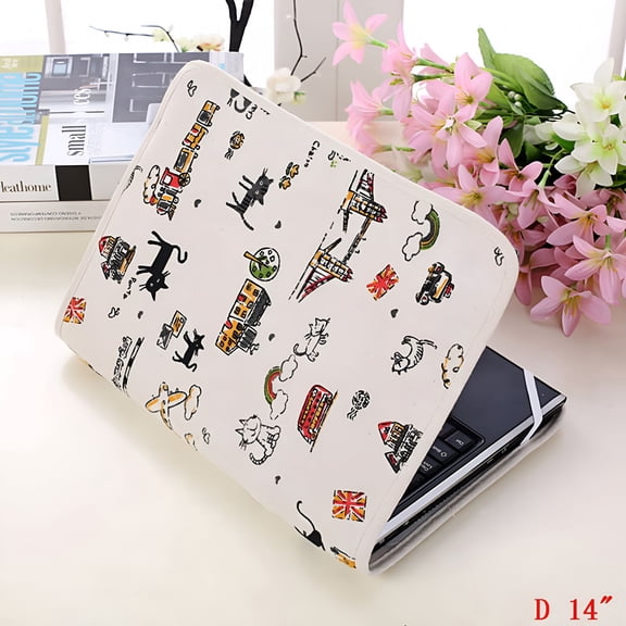 GJX Notebook Laptop Sleeve Bag Cotton Pouch Case Cover for 14 / 15.6 / 15 Inch Laptop