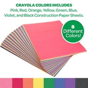 Crayola Construction Paper, 8 Primary Colors, Beginner Child, 96 Pieces