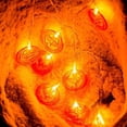 thumbnail image 5 of Halloween Lights String 40 LED Lights Outdoor Decoration for Party for Indoor Outdoor Decorations,Pumpkin Lantern Warm Light, 5 of 5