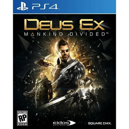 Deus Ex Mankind Launch Edition - Pre-Owned (PS4) Square (Best Way To Play Deus Ex Human Revolution)