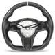 thumbnail image 1 of Volante de fibra de carbono de cuero de napa con calefacción de repuesto para Tesla Model 3 Y 2017-2023, 1 of 11