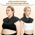 thumbnail image 4 of Cordless Heating Shoulder Pad, Portable Shoulder Heating Wrap, Large Area Neck & Shoulder Wrap with 5 Heat Levels & 6 Timers, 4000mAh Battery, 15 Min Auto Shut-Off, 4 of 9