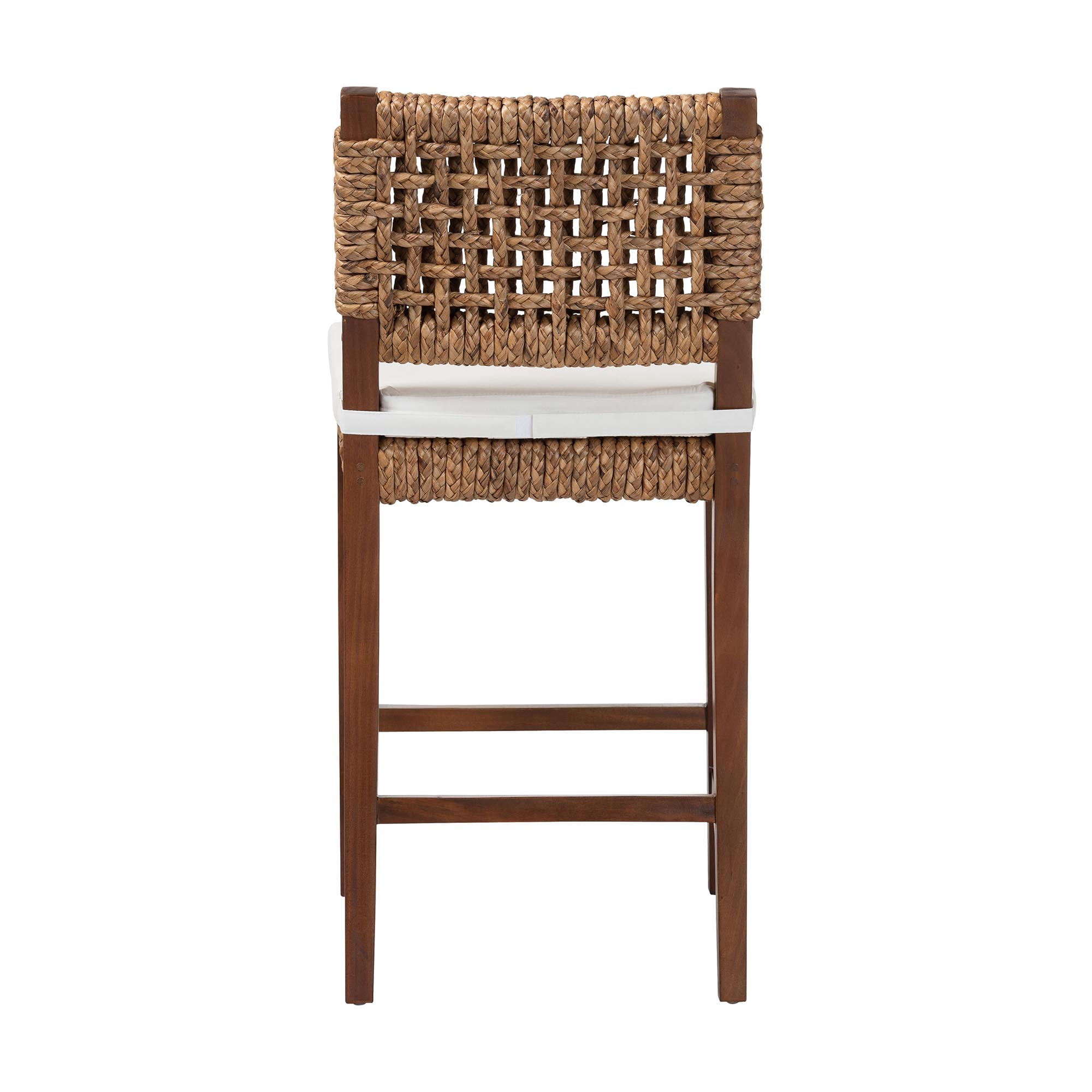 bali & pari Alise Boho Counter Stool, Counter Height, Seat Height of 24", Earthy Brown