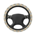 thumbnail image 3 of Bingfone Geometric Steering Wheel Cover - Universal 15 Inches Car Steering Wheel Covers Grip Auto Internal Accessories, 3 of 8