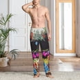 thumbnail image 6 of Lsque Pikmin Print Men's Pajama Pants, Lounge Pant - Comfortable Home Wear,Elastic Waistband, Stylish Design-Large, 6 of 9