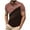 hgg272-Pink, variant on Mens Color Block Short Sleeve Lapel Button Pullover Jersey Top Short Sleeve Lapel Top Fashion Summer Tees Basic Golf Shirt