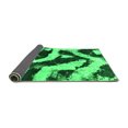 thumbnail image 2 of Ahgly Company Indoor Rectangle Abstract Green Modern Area Rugs, 2' x 5', 2 of 4