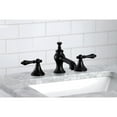 thumbnail image 2 of Kingston Brass KC7060AL Vintage 8 in. Widespread Bathroom Faucet, Matte Black, 2 of 5