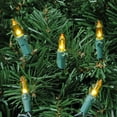 thumbnail image 5 of Novelty Lights Yellow 50 Light Incandescent Mini Christmas String Lights Green Wire 11 Feet, 5 of 6