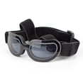 thumbnail image 2 of Gafas para perros, protección ocular, resistentes al viento, impermeables, con protección UV, ajustables, gafas de sol para perros - Negro, 2 of 5