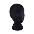 thumbnail image 4 of Foam Mannequin Heads Stand Rack,Manikin Head Female Flocking Foam Head Model for Glasses,Hats,Headband,Headphone,Necklace Style B, 4 of 9