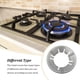 thumbnail image 4 of Toystoory Estufa de cocina de acero inoxidable Parabrisas Reemplazo universal A prueba de viento Resistente al calor Restaurante Protector de Cocina y Comedor Tipo 3 Plata, 4 of 6