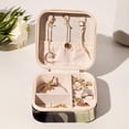 thumbnail image 6 of Unicorn Sunflower Travel Portable Square Jewelry Box Earring Necklace Bracelet Holder Display Case Organizer Box, Decorative Jewelry Stand Storage Box, 6 of 6