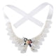 thumbnail image 1 of Collar ajustable con lazo para perro, hermoso collar con flores de perla., 1 of 8