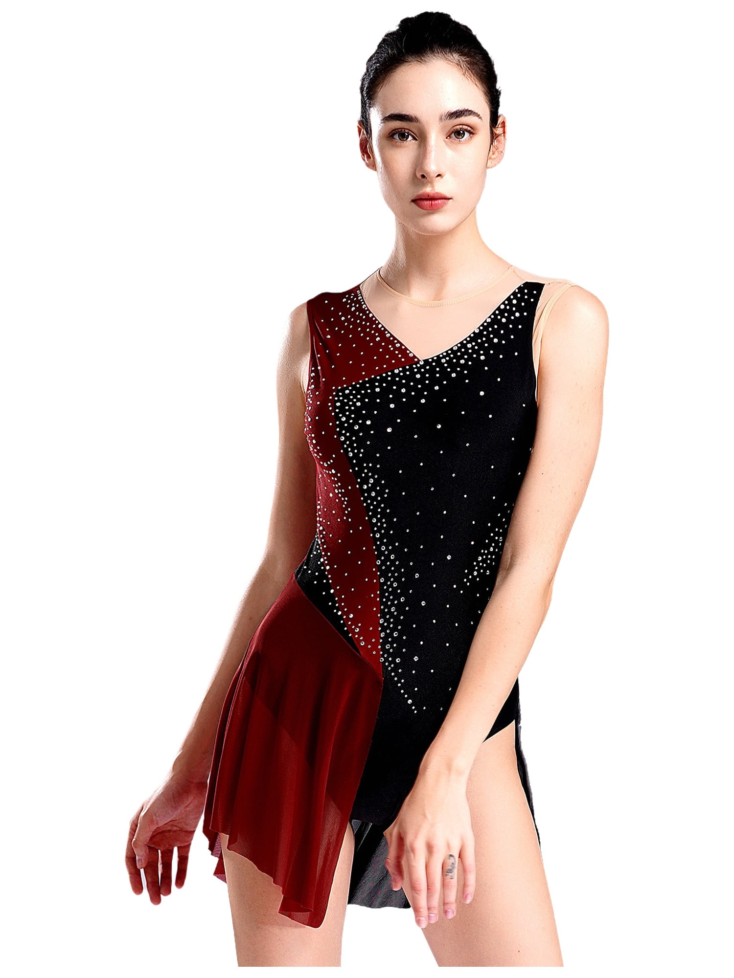 Sinleey Justaucorps Pour Femme - Robe De Danse Contemporaine - Lyrique