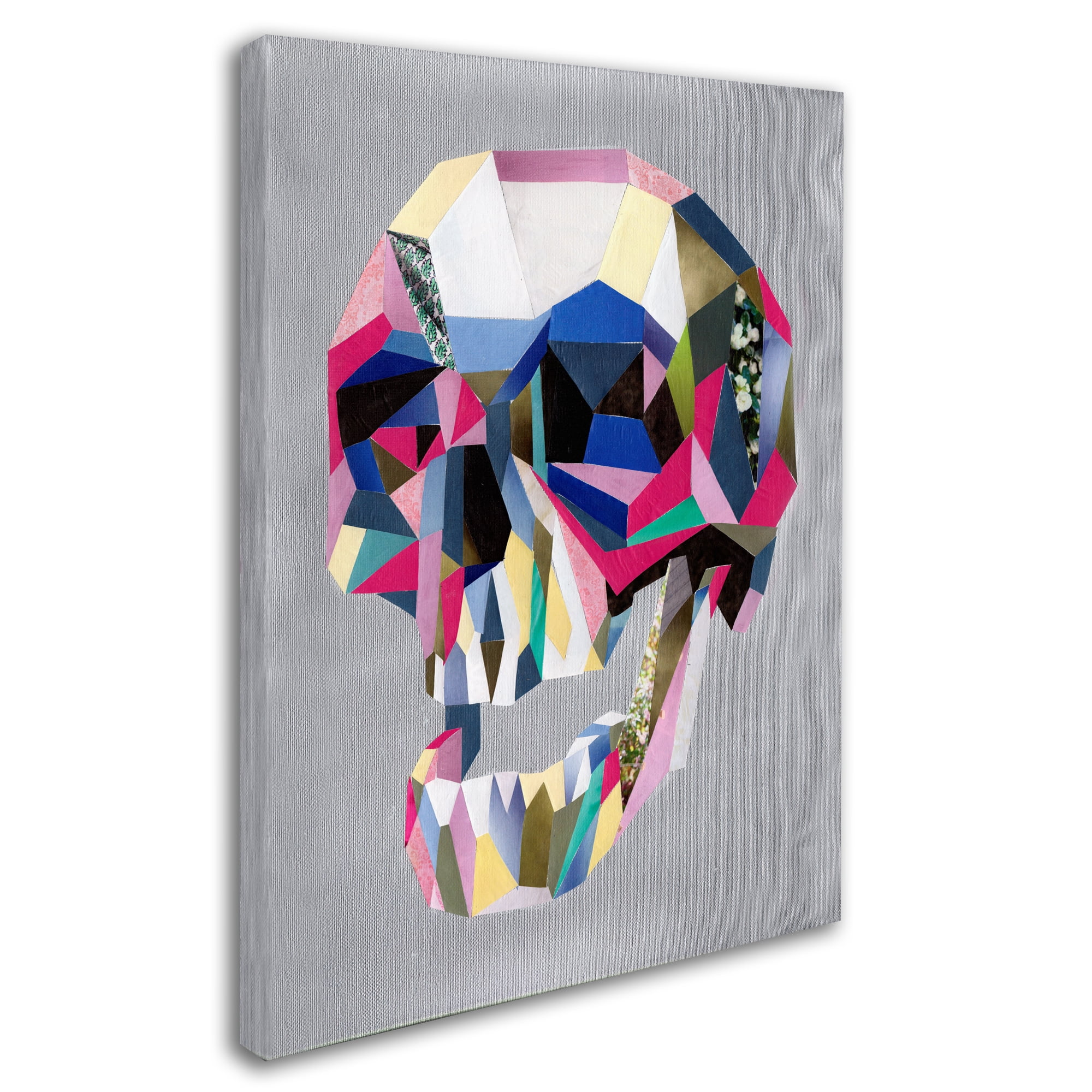 Trademark Fine Art 'Skull' Canvas Art by Artpoptart