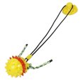 thumbnail image 2 of Chew Toy, TPR Material Large Ball Design Odorless Multifunction Teeth Grinding Pet Teeth Cleaning Toy With Suction Cup A Smoothly Floor Sticker For Pet Dog Bright Yellow, 2 of 8
