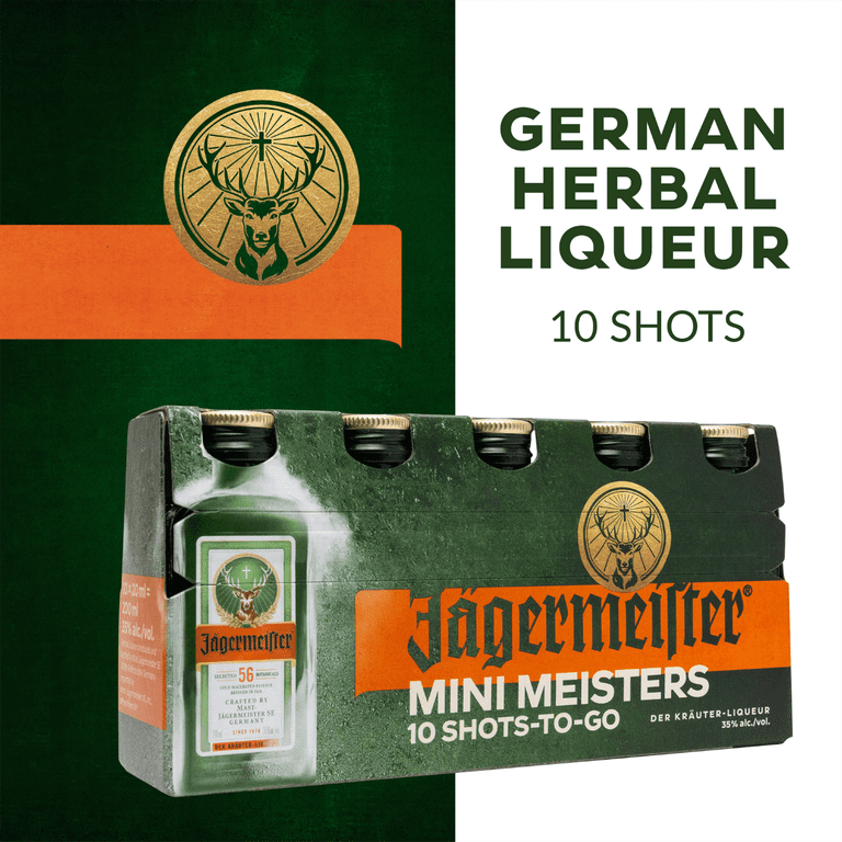 JAGERMEISTER PROST PACK 20ML 10PK - Walmart.com