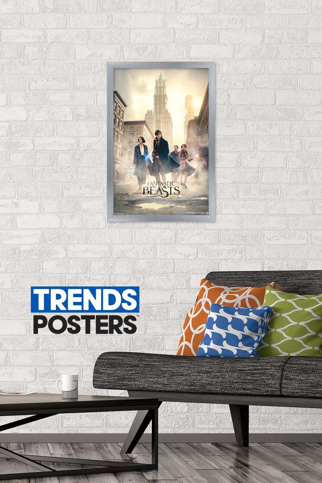 Fantastic Beasts And Where To Find Them - Streets Wall Poster, 14.725" x 22.375", Framed