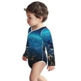 thumbnail image 3 of Xecao Planet Earth Print Baby unisex-baby Cotton Long-sleeve Bodysuits-3 Months, 3 of 6