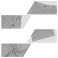 thumbnail image 4 of Uwinwear Mens Linen Beach Pants Casual Summer Stylish Straight Leg Trousers Lightweight Loose Fit Travel Pants With Pockets,Gray,XXL, 4 of 7