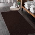 thumbnail image 3 of Beverly Rug 2 Piece Kitchen Runner Mat Washable Non Slip Bathroom Rug Set Brown 48" x 20" 30" x 20", 3 of 7