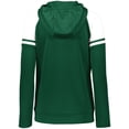 thumbnail image 5 of Holloway Sportswear M Womens RETRO GRADE JACKET Forest/White 229761, 5 of 5