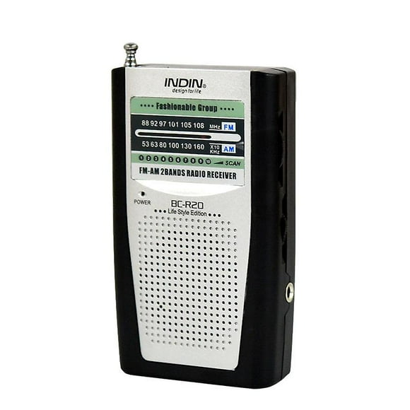 Portable Radio Mini Am Fm Telescopic Antenna Radio Pocket World Receiver Multifunctional Mini Radio, 9.5 X 6 X 2cm