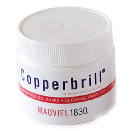 Mauviel Copperbrill Copper Cleaner (Made In France Copperbrill Copper Cleaner, 150 ml, 0.15-quart jar of copper cookware cleaner By)